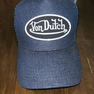 Von Dutch Denim Trucker Hat